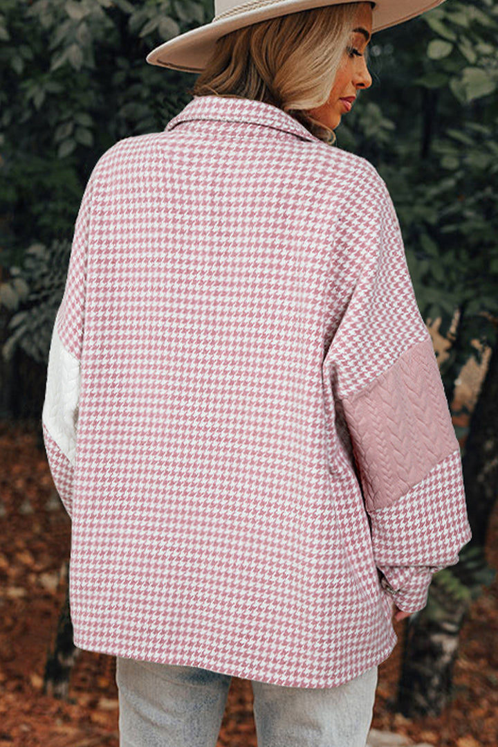 Drune | Patchwork Hemdjacke Baumwollmischung Modern und Stilvoll