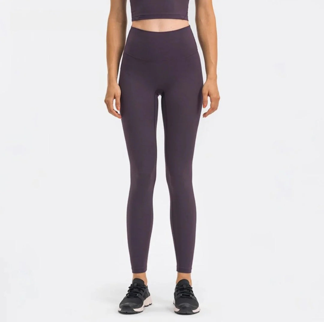 Drune | Hohe Taille Hüfte heben Yoga Sport neun-Punkt-Hose
