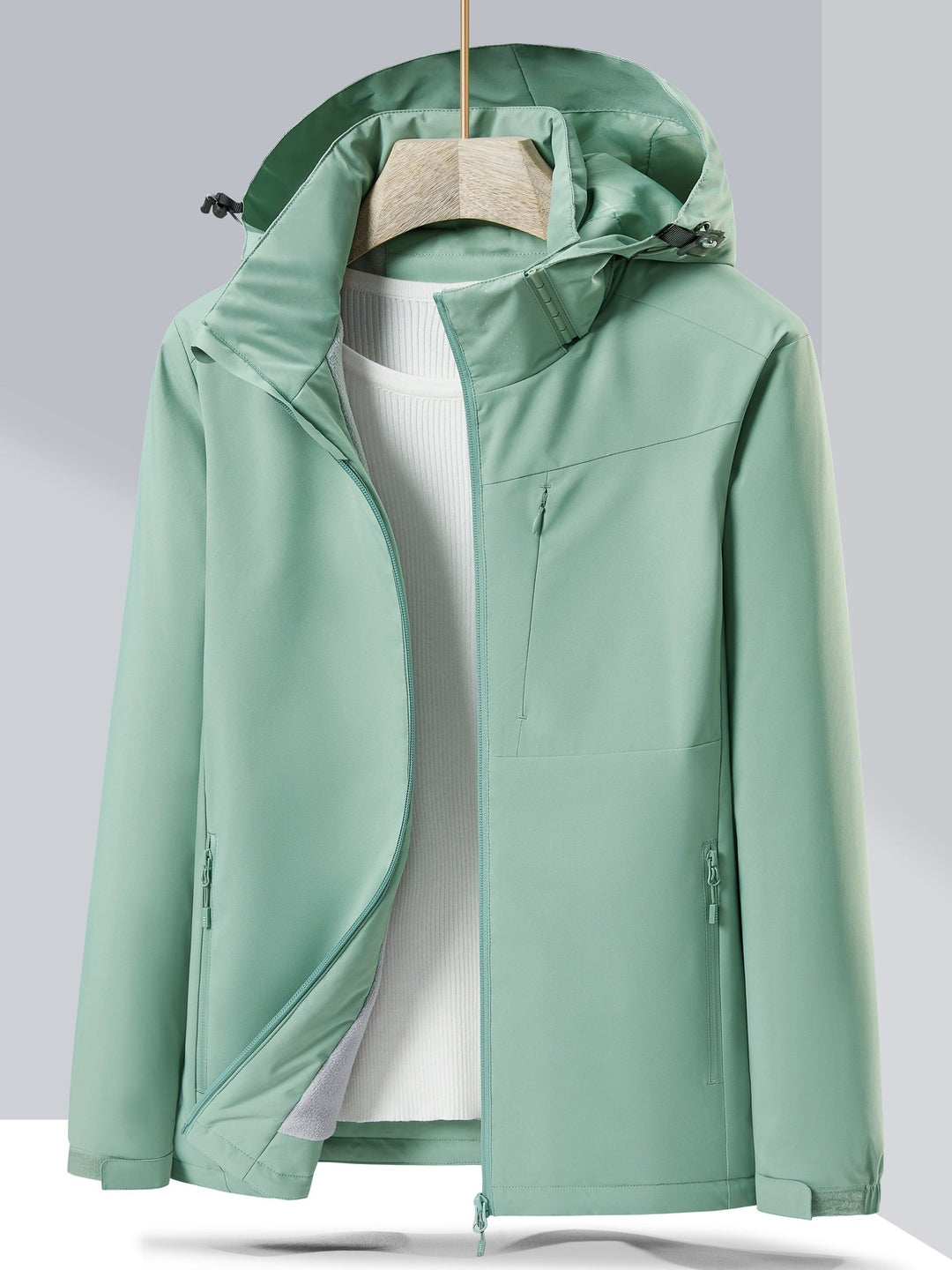 Drune Wasserdichte Fleece-Winterjacke Mit Kapuze Für Damen | Perfekt Für Outdoor-Aktivitäten