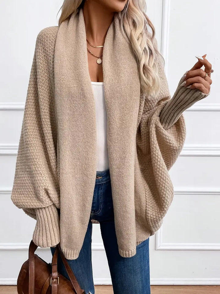 Drune | Lässige Oversized Gestrickte Weste Für Damen