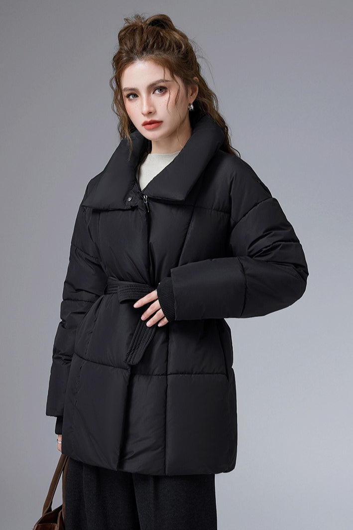 Drune | Lässige Gekürzte Baumwoll-Pufferjacke