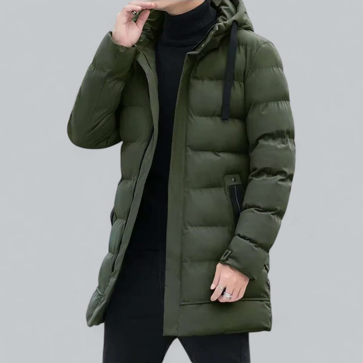 Drune | Lang geschnittene gepolsterte Winter Parka Jacke