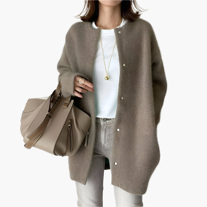 Drune | Strickjacke im Oversize-Look - Modischer Casual Cardigan für Alltag und Büro