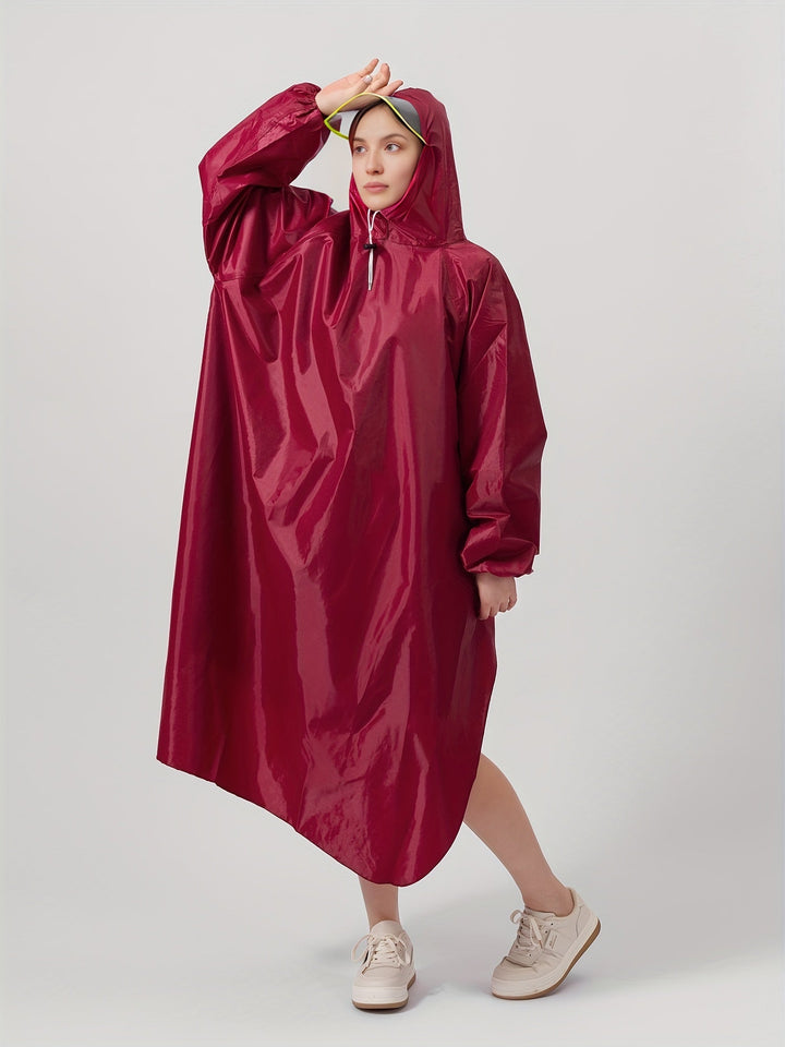 Drune | Wasserdichter Unisex Regenponcho Mit Kapuze