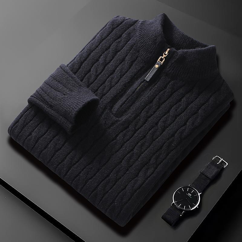 Drune | Stilischer Herren-Reißverschluss-Pullover