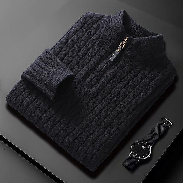 Drune | Stilischer Herren-Reißverschluss-Pullover