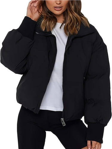 Drune | Kurze Puffer Winterjacke für Frauen - Perfekt für Wintertage