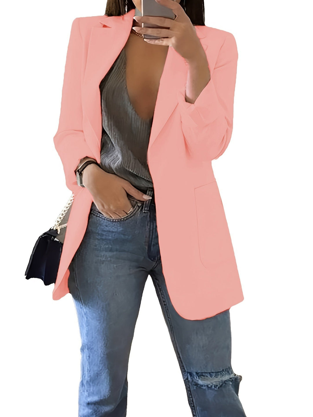 Drune | Lässiger Blazer in Übergröße