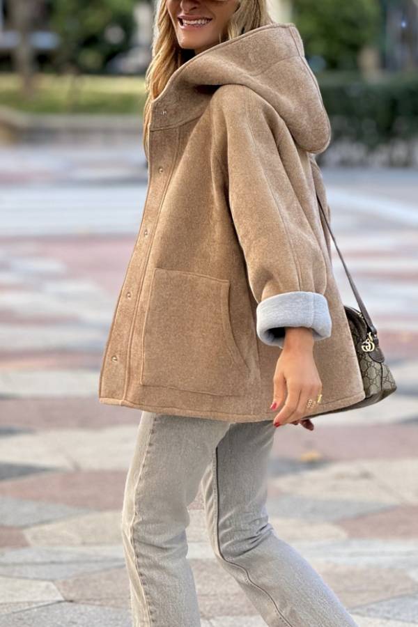 Drune | Neopren Braun Gummi Jacke