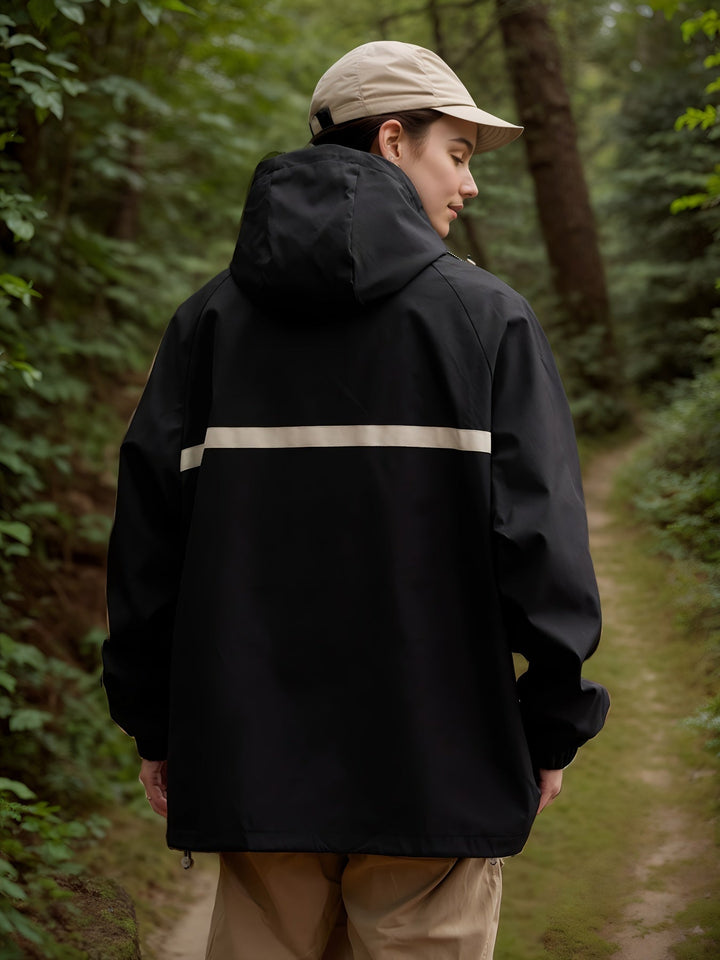 Drune | Leichte Wasserdichte Jacke mit Kapuze