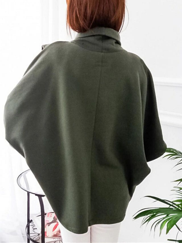 Drune - Lässiger Kapuzenpullover mit Fledermausärmeln
