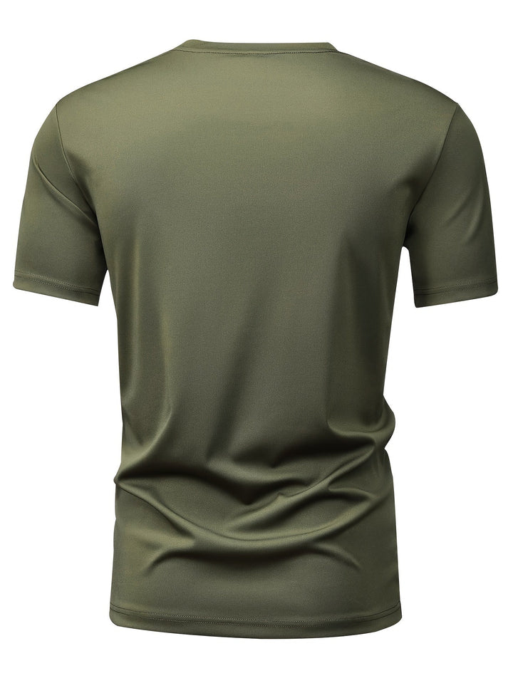 Drune | 3er Pack Herren T-shirts Mit Kurzen Ärmeln, Sommerliche Einfarbige Farbe