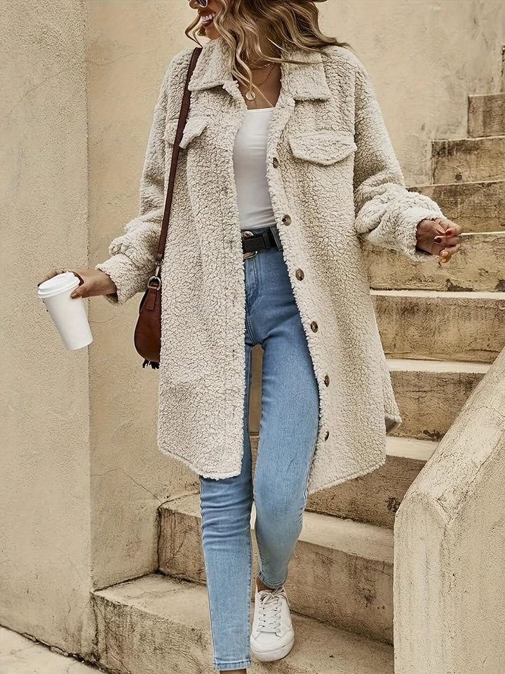 Drune | Beigefarbene Winterjacke für Frauen - Perfekt für Outdoor-Aktivitäten