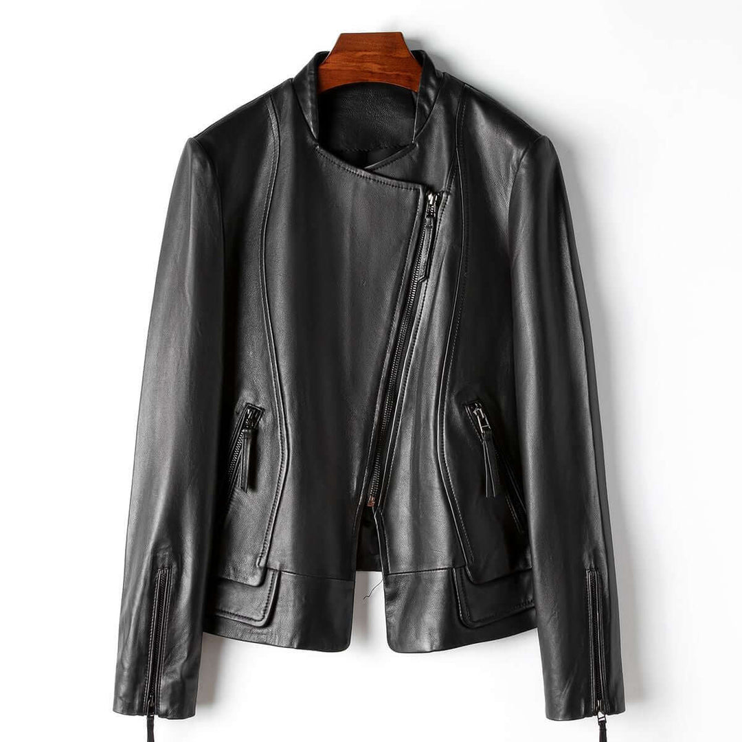 Drune | Damen Stilvolle Lederjacke