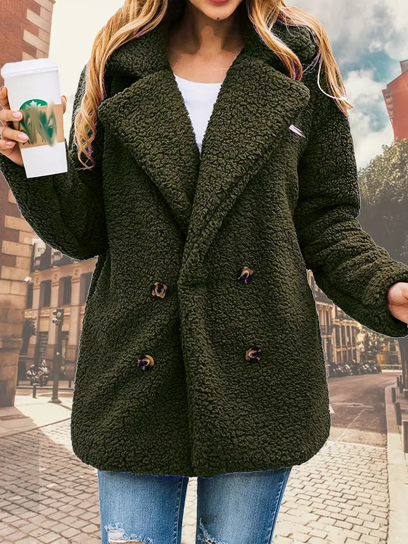 Drune | Fleece-Strickjacke