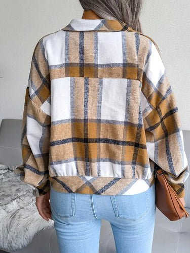 Drune | Karierte Flanelljacke - Kurzschnitt