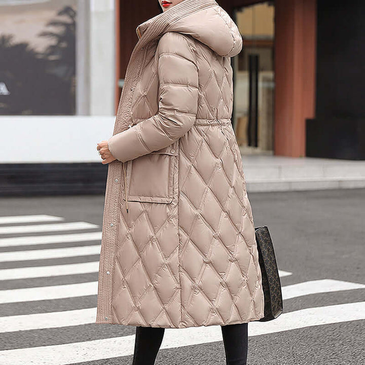 Drune | Damen gepolsterte Kapuzen Winterjacke