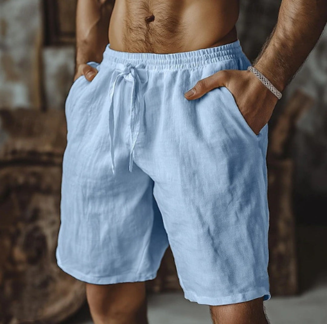 Drune | Herren-Schnürshorts aus Baumwolle