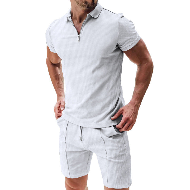 Drune-Set Kurzarm-Shirt & Shorts