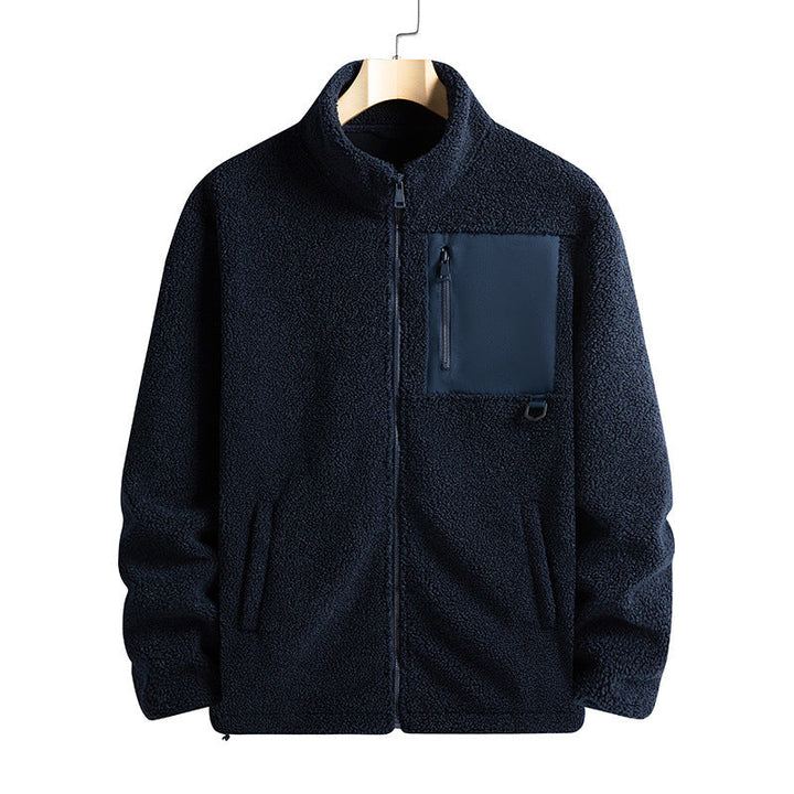 Drune | Männer Fleecejacke mit Kragen