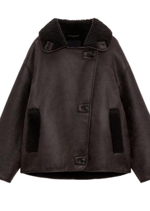 Drune | Stil Doppeltseitige Kunstlederjacke