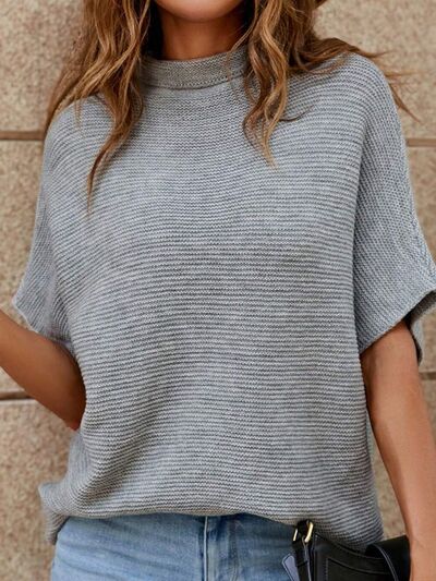 Drune | Stilvolle Sweater Mit Kurzen Ärmeln und Rundem Hals