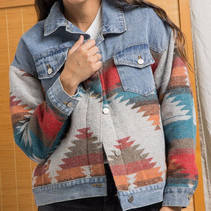 Drune | Western-inspirierte Denimjacke Einzigartig und Stilvoll Boho-look