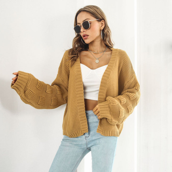 Drune | Schicke & gemütliche Strickjacke mit Puffärmeln