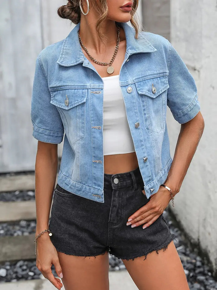 Drune | Kurze Denim Jacke