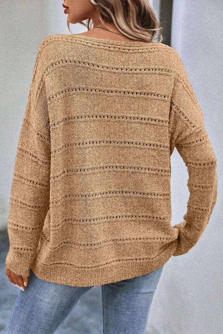 Drune | Strickpullover Mit Aufwendigen Details Für Frauen