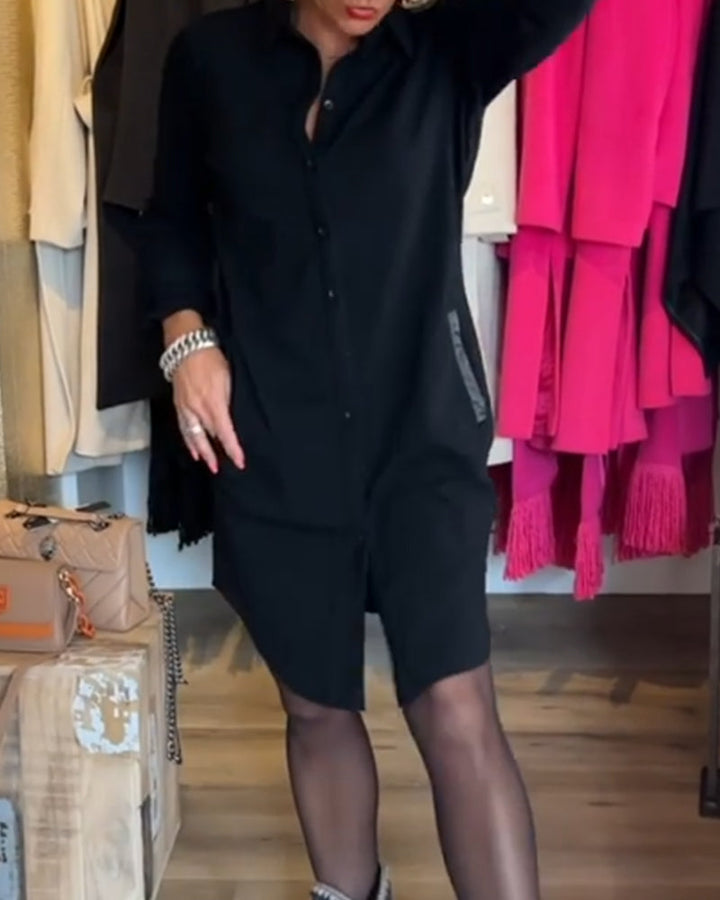 Drune | Revers Freizeitkleid
