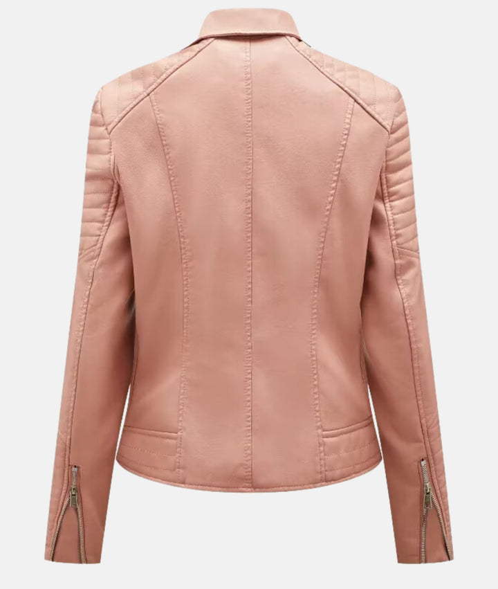Drune | Damen Kunstleder Bikerjacke