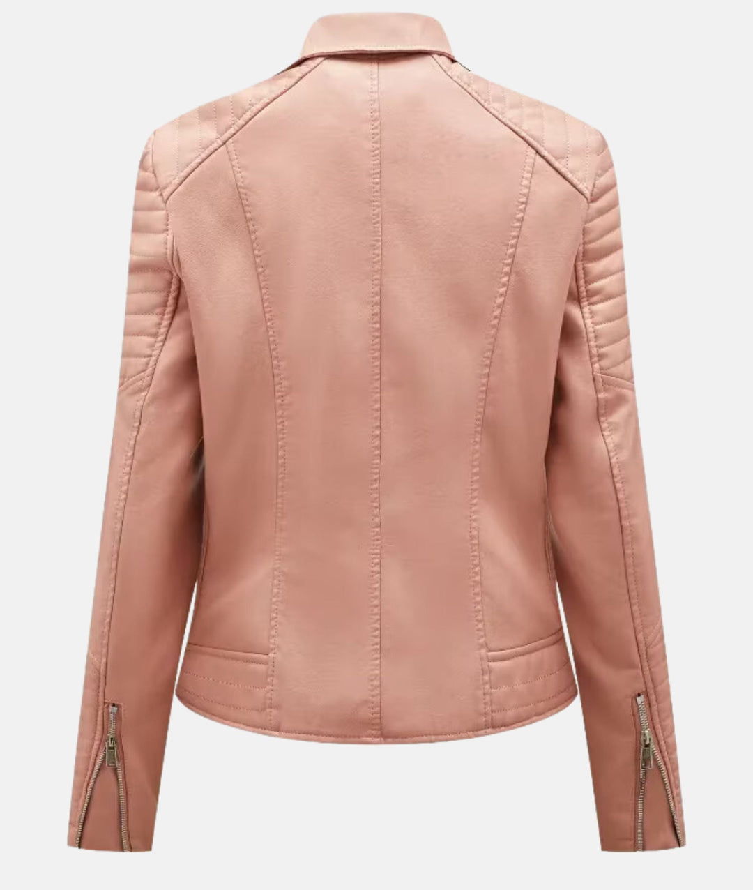 Drune | Stylish women's biker jacket made of faux leather
