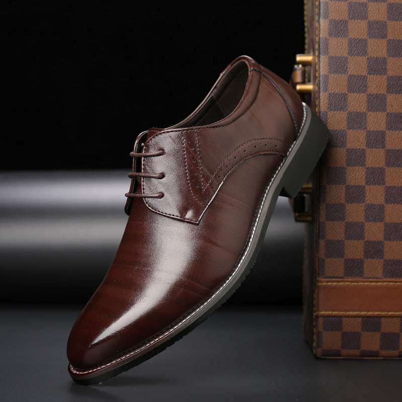 Drune | Herren Schnürschuhe Mit Brogue Details