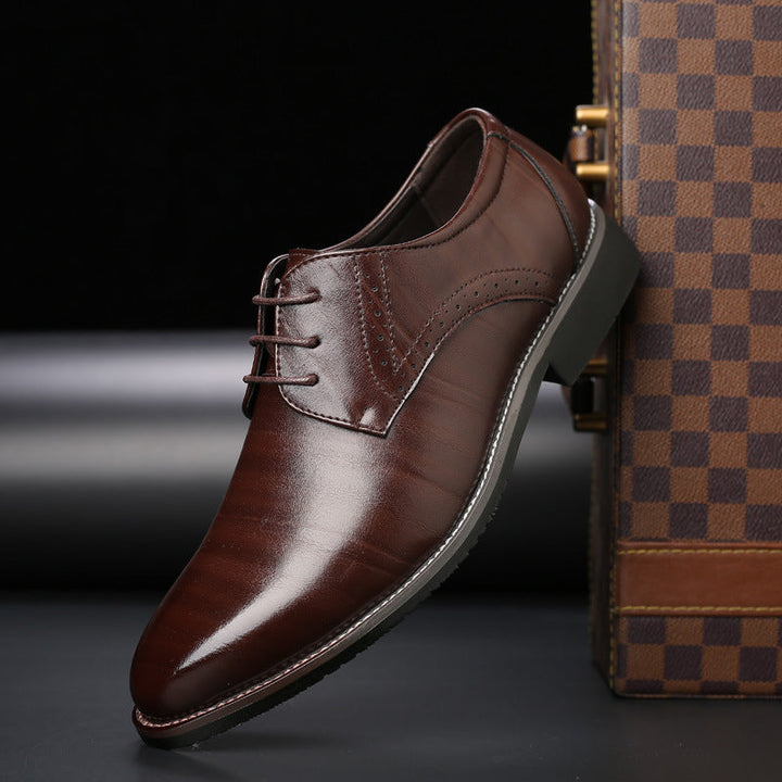 Drune | Herren Schnürschuhe Mit Brogue Details