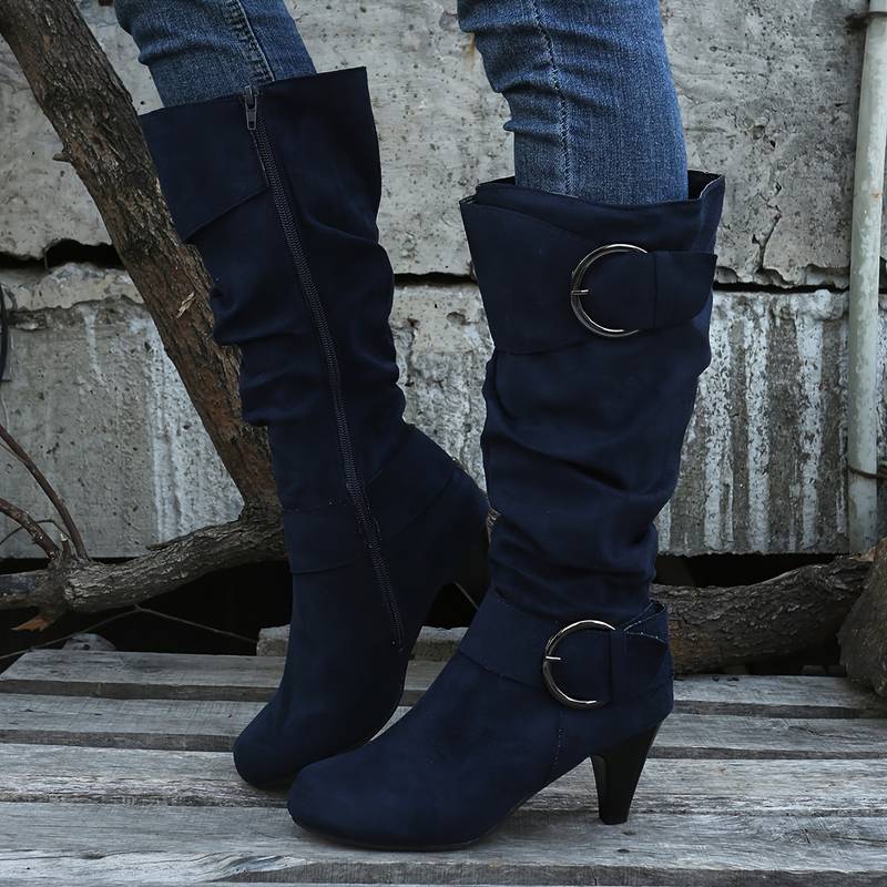 Drune | Wildlederstiefel Mit Schnalle
