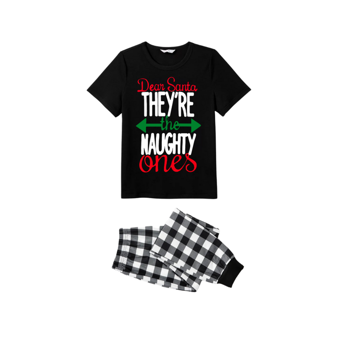 Drune | Lieber Weihnachtsmann, sie sind die Unartigen Paare Weihnachts-Pyjama Set