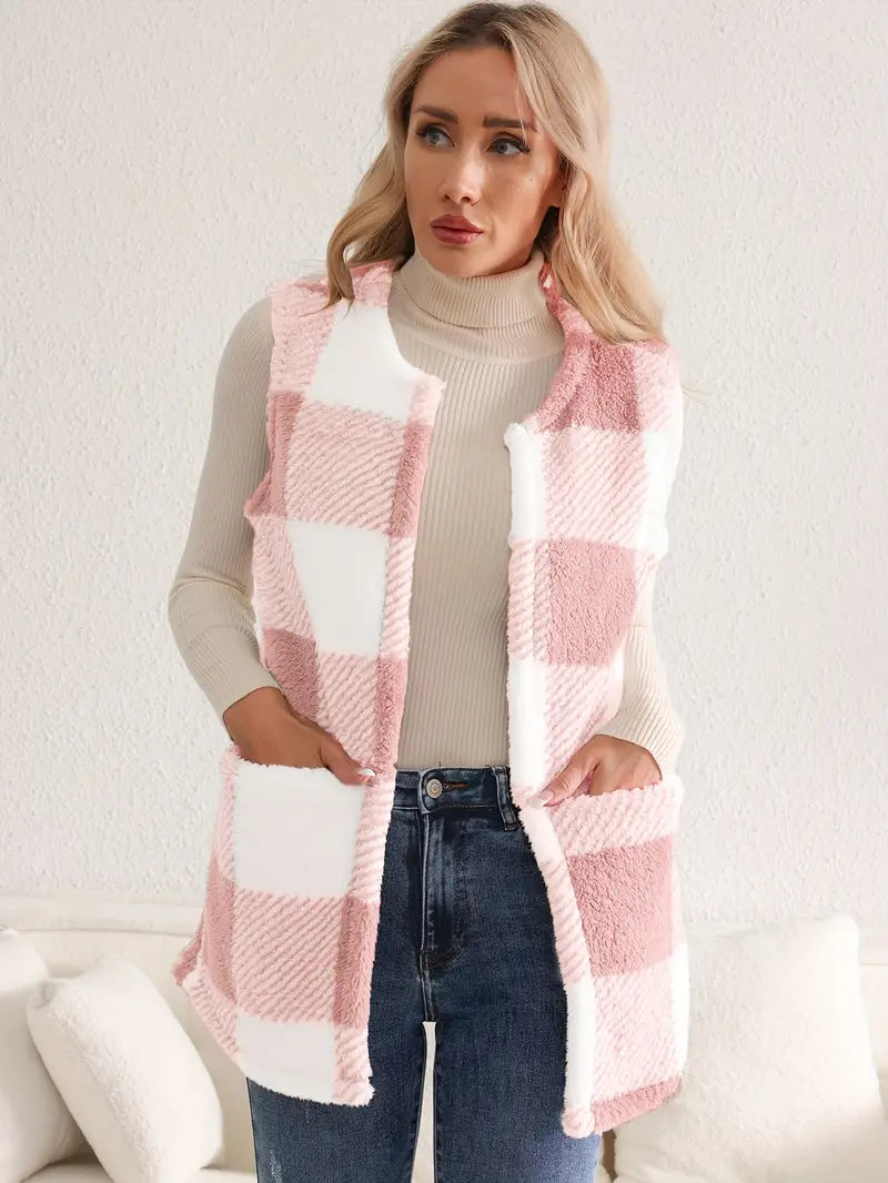 Drune | Sherpa Check Weste