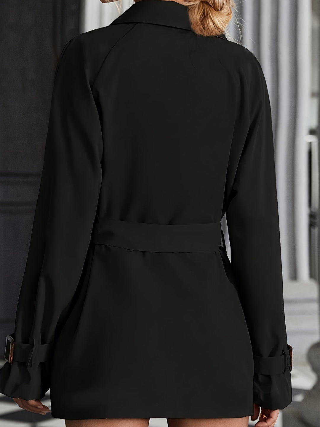 Drune | Trenchcoat mit Gürtel und langen Ärmeln für Damen - Ideal für jeden Anlass