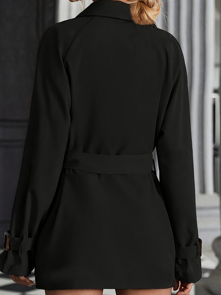 Drune | Trenchcoat mit Gürtel und langen Ärmeln für Damen - Ideal für jeden Anlass