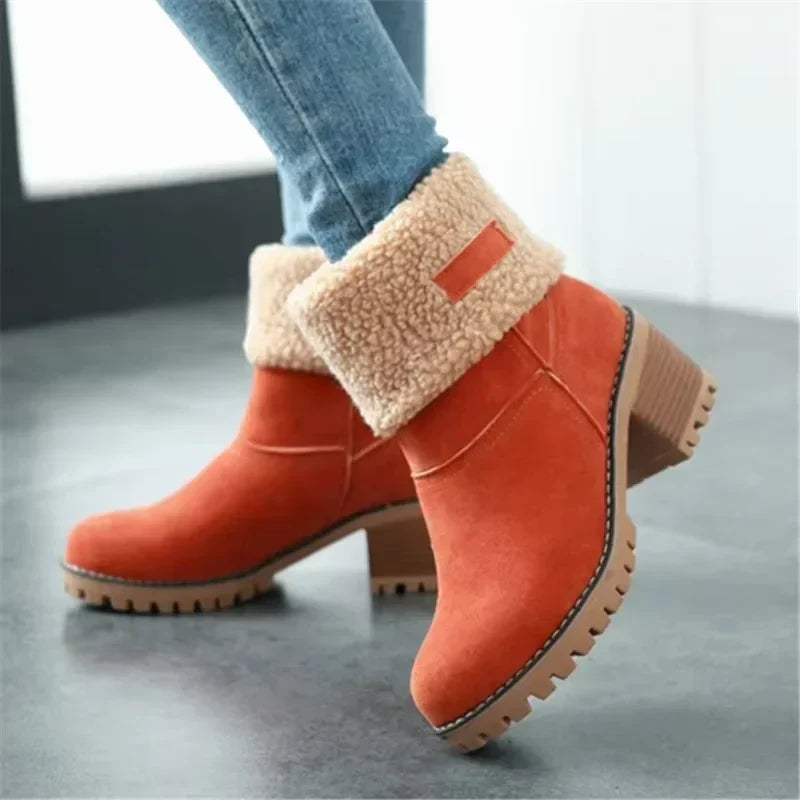 Drune | Elegante und Warme Leder - Schneestiefel