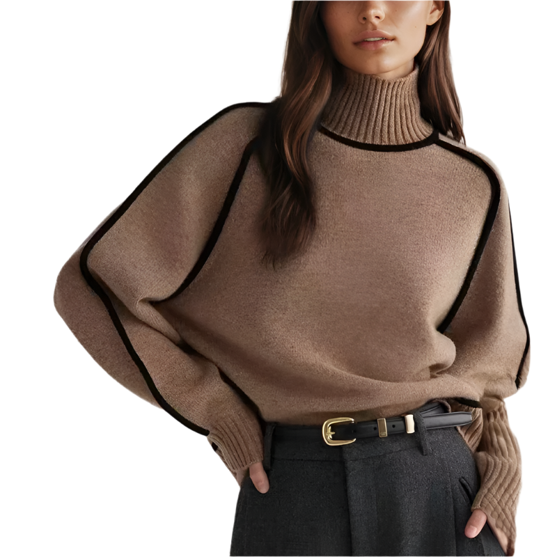Drune | Luxuriöser Weicher Rollkragenpullover für Damen