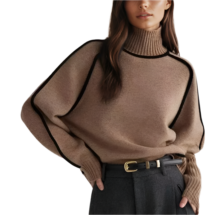 Drune | Luxuriöser Weicher Rollkragenpullover für Damen