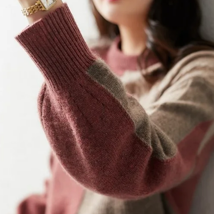 Drune | Bequemer Langarm Rundhals Pullover