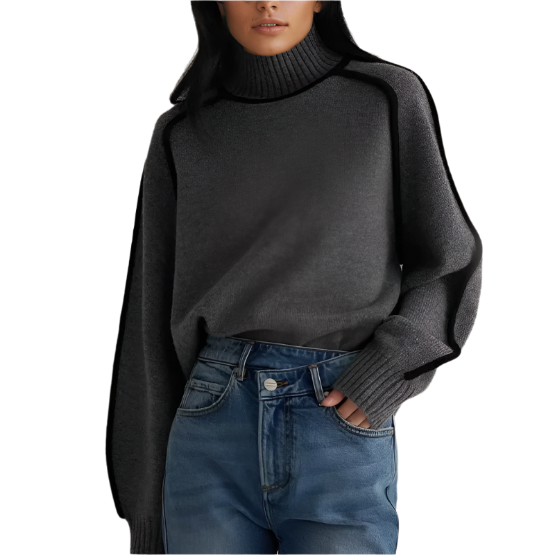 Drune | Luxuriöser Weicher Rollkragenpullover für Damen