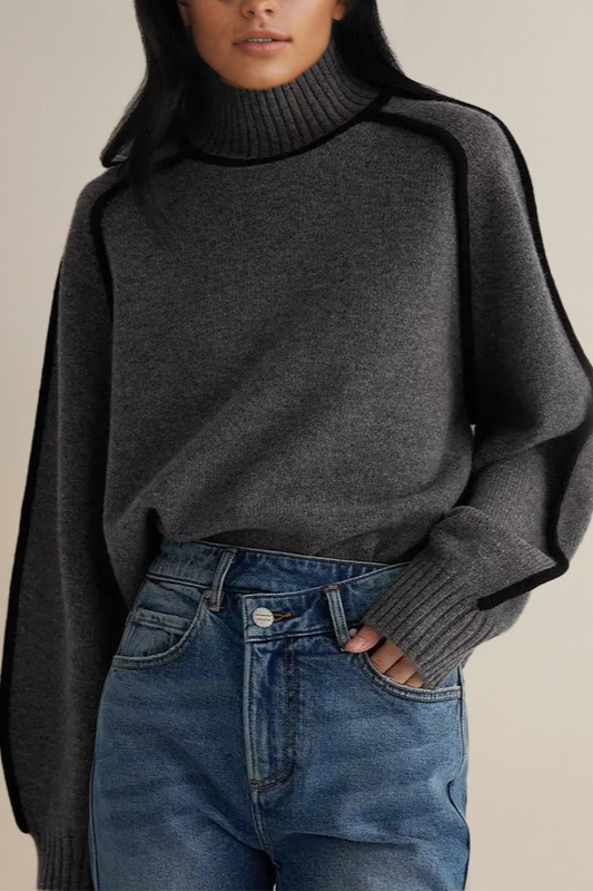 Drune | Pullover - Damen Luxus Rollkragenpullover
