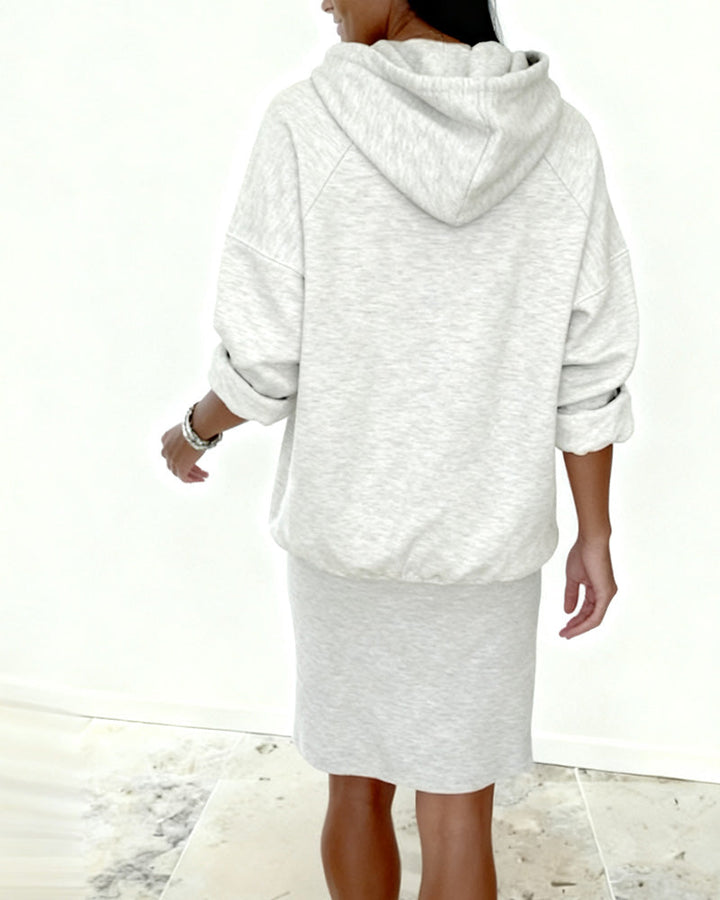 Drune | Kapuzen Sweatshirtkleid