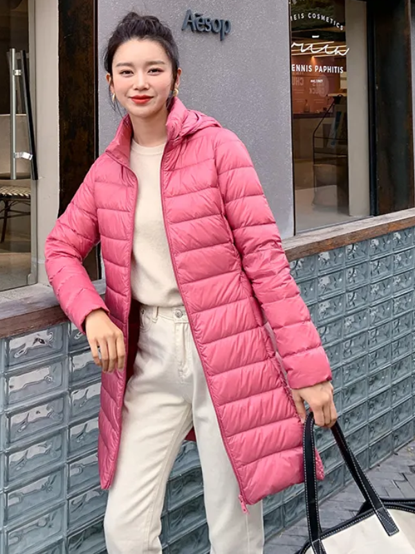 Drune | Lang Daunenjacke Angenehm Warm & Stilvoll