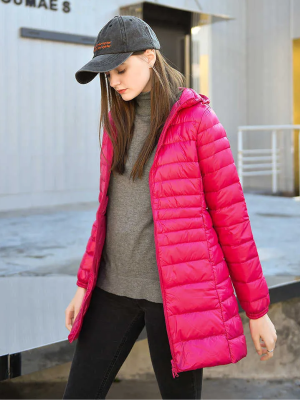 Drune | Lang Daunenjacke Angenehm Warm & Stilvoll