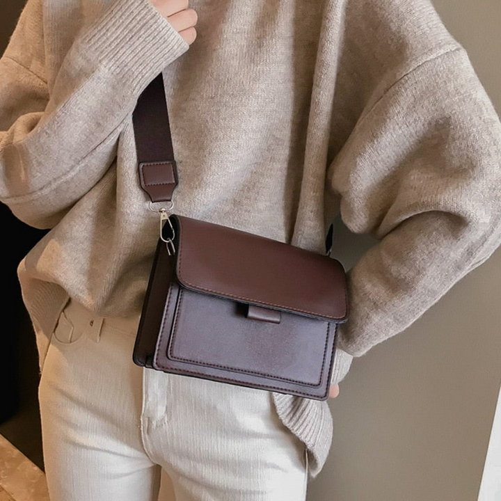 Drune | Damen Crossbody Bag Schwarz Kleine